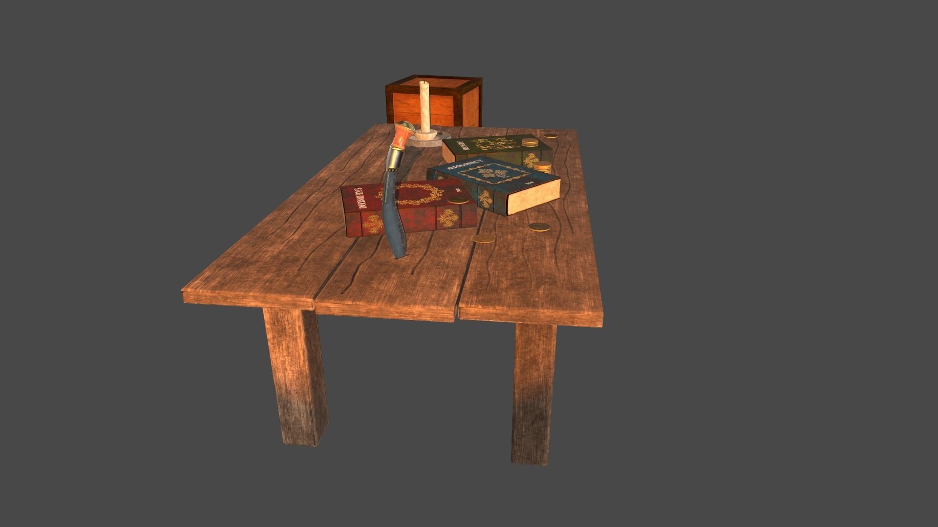 Medieval pack Low-poly 3D model_5