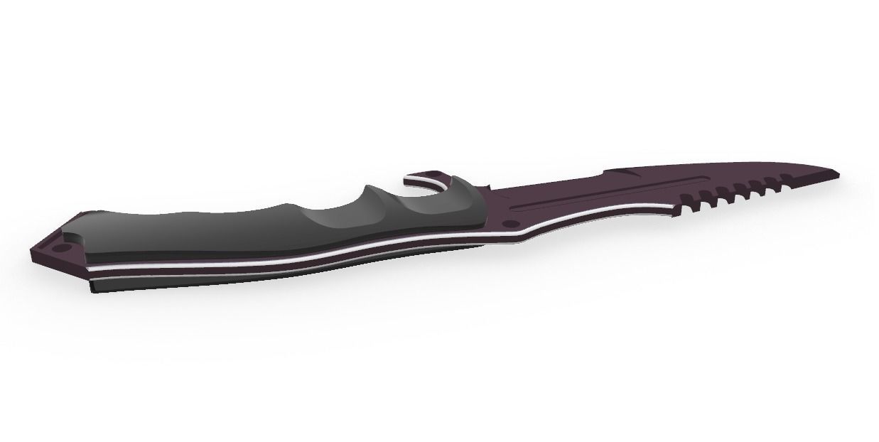 TACTIC KNIFE 3D model_2
