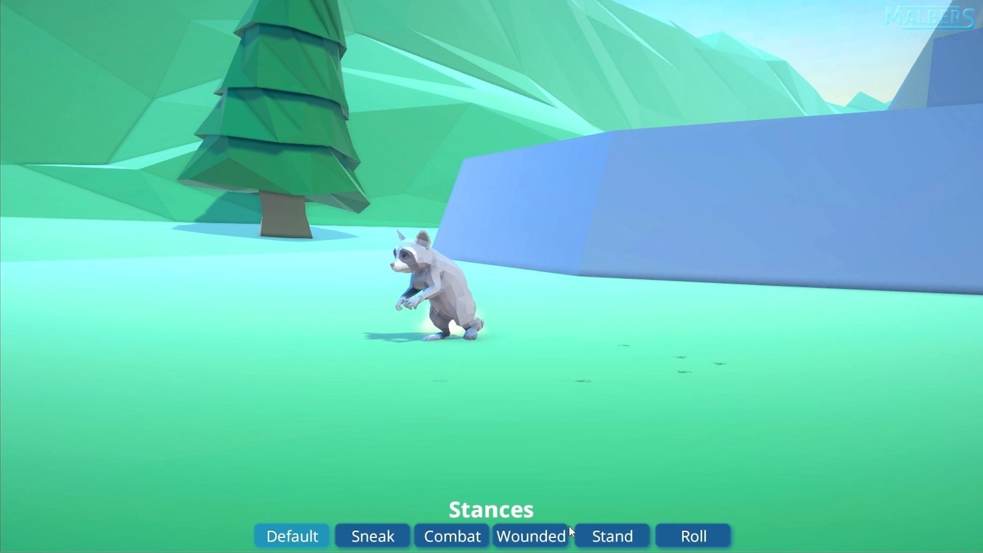 Realistic Raccoon and Red Panda 3D model_16