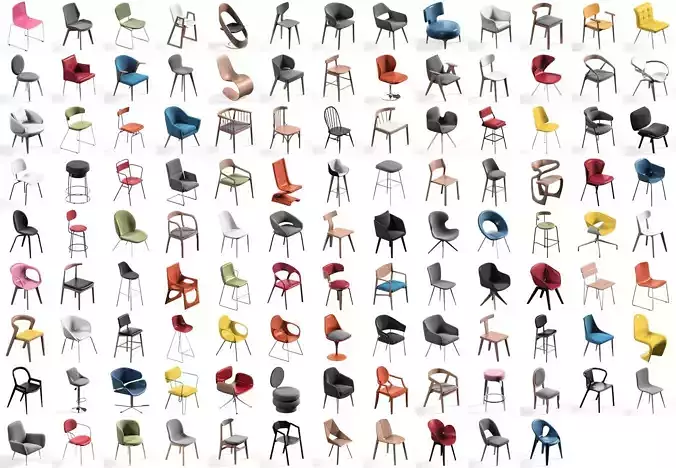 Chair Mega Pack collection 115x 