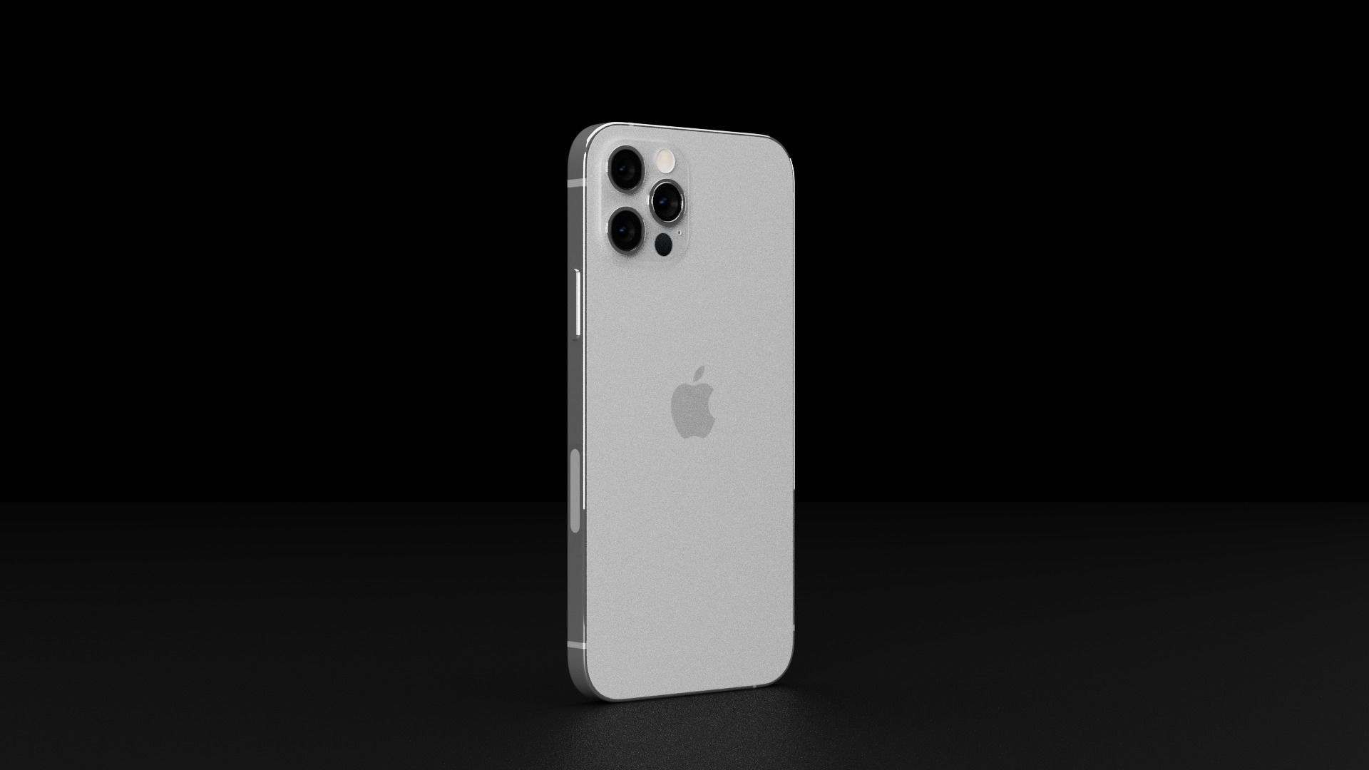 Apple iPhone 12 Pro in all Official Colors Low-poly 3D model_8