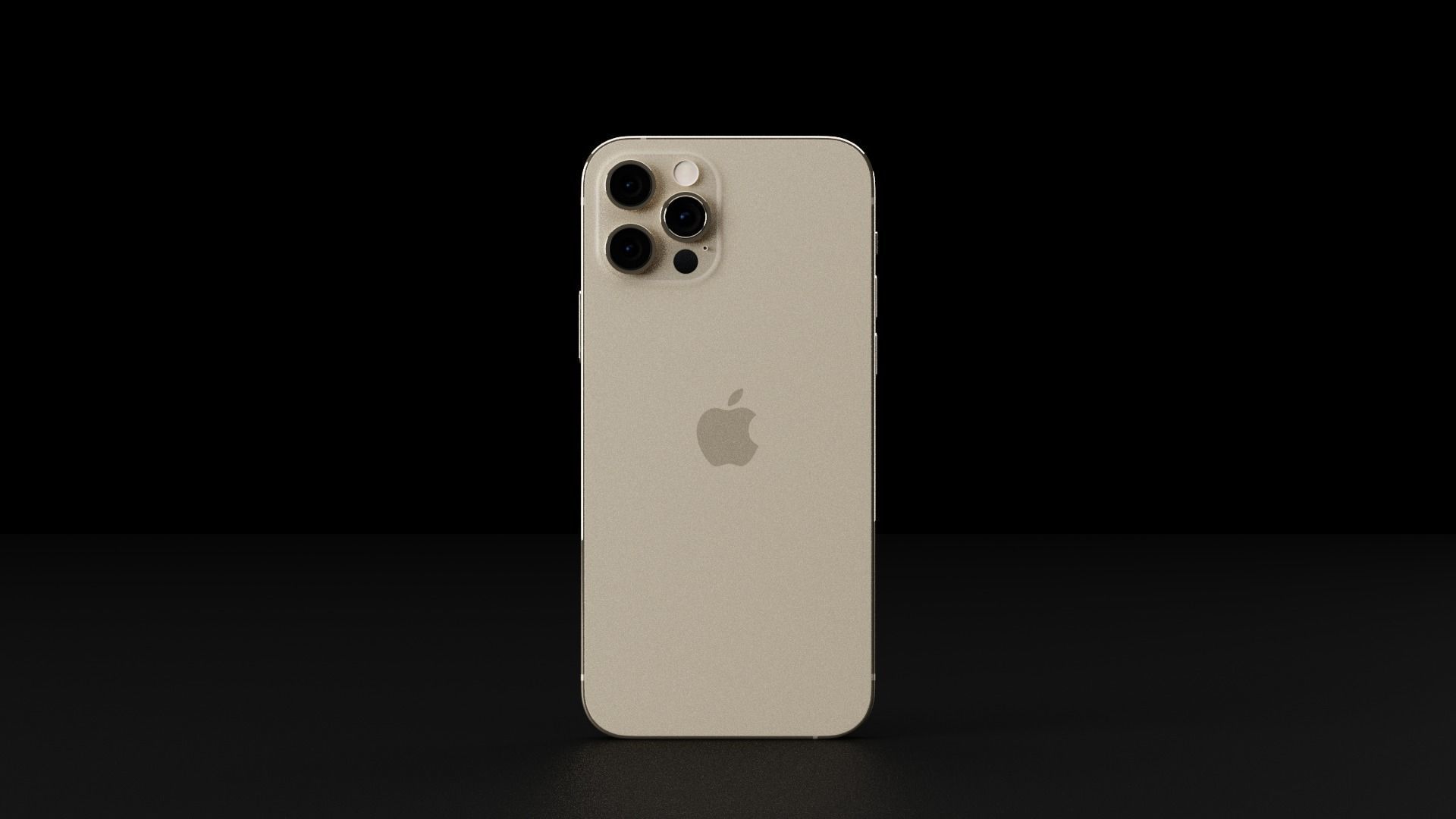 Apple iPhone 12 Pro in all Official Colors Low-poly 3D model_4