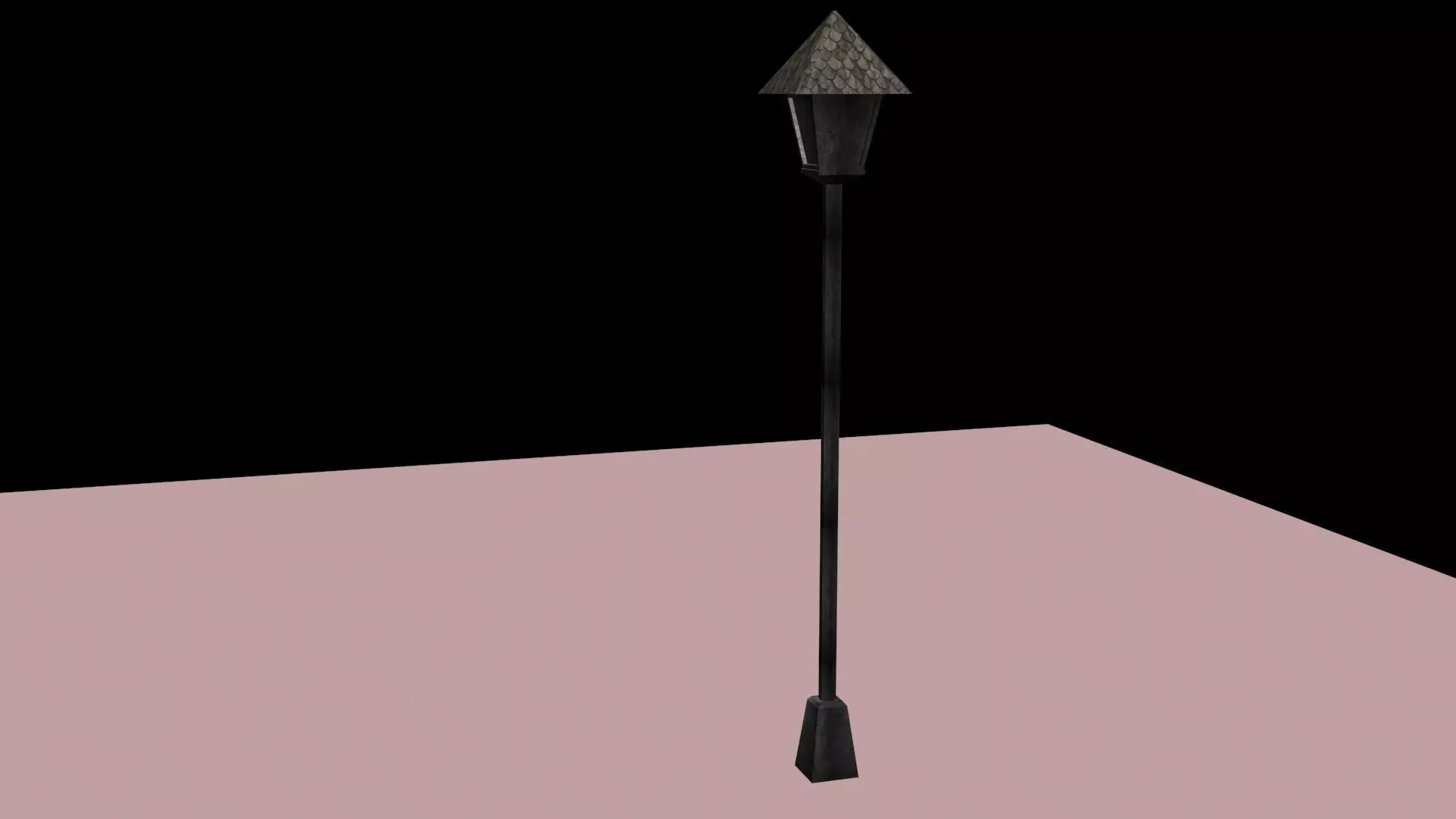 Steet Lamp Free low-poly 3D model_0