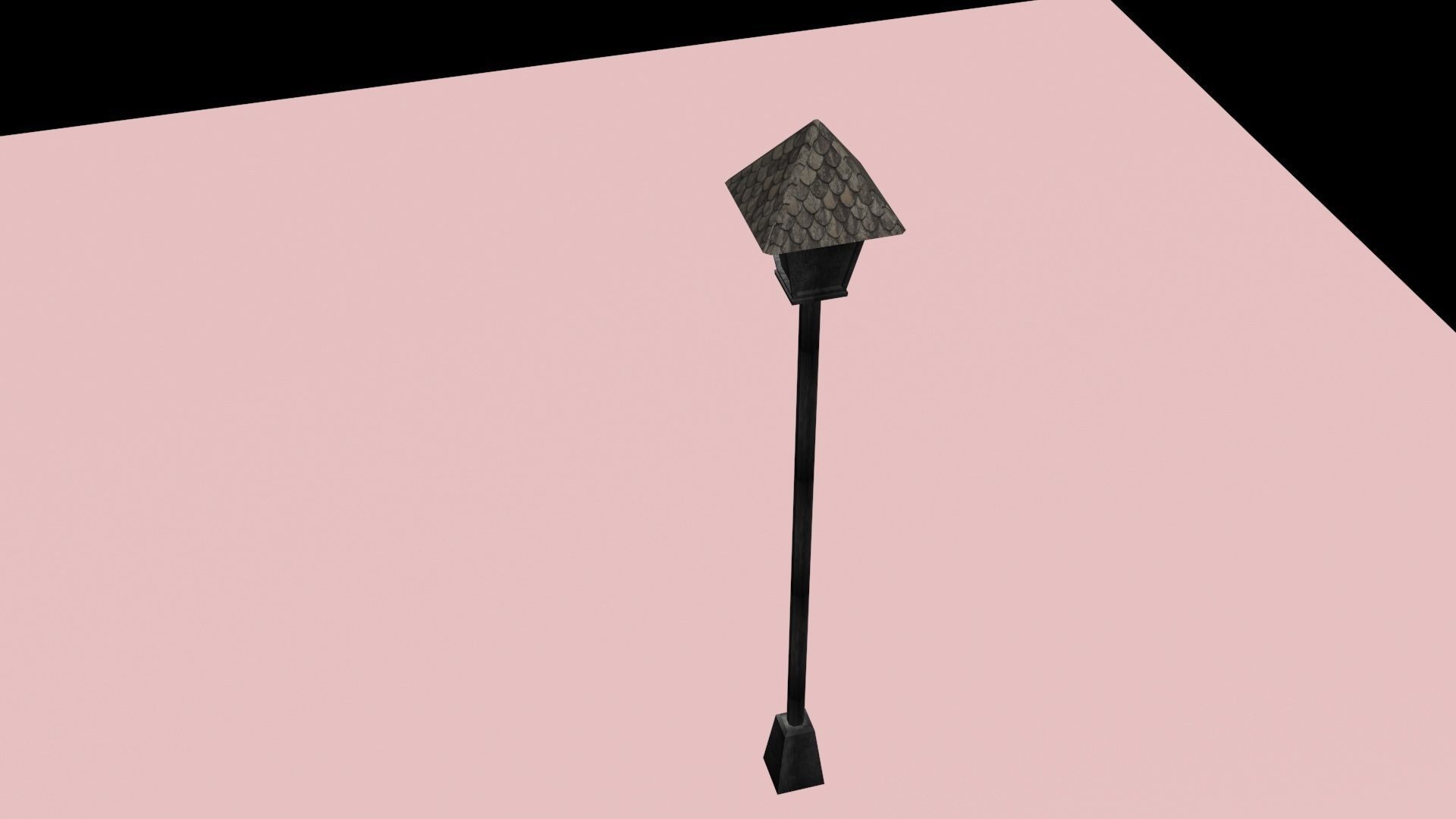Steet Lamp Free low-poly 3D model_1