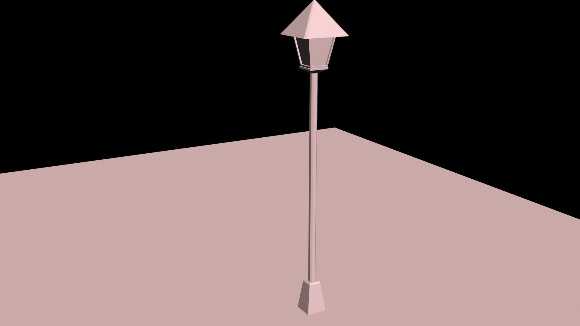 Steet Lamp Free low-poly 3D model_2
