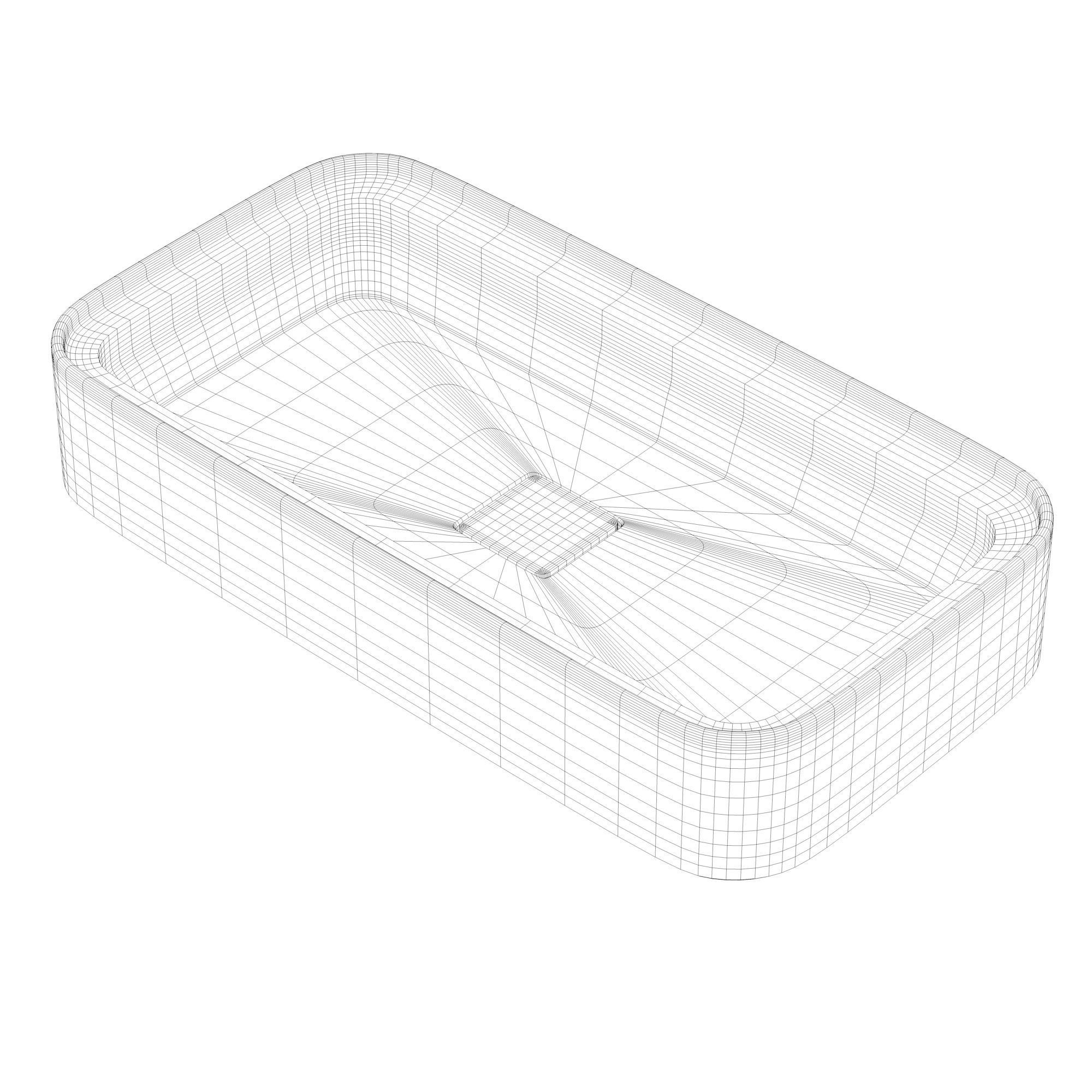 Valdama Cameo Washbasins Low-poly 3D model_10