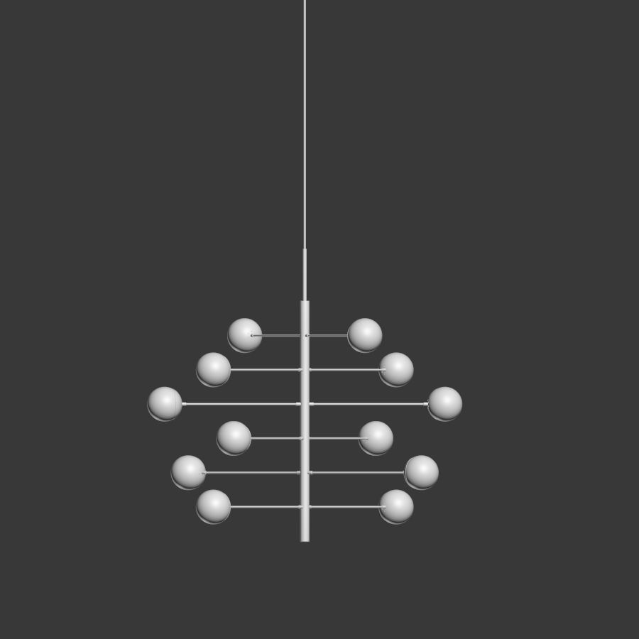 Payne Chandelier Loungelovers 3D model_1