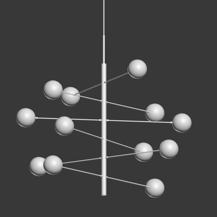 Payne Chandelier Loungelovers 3D model_3