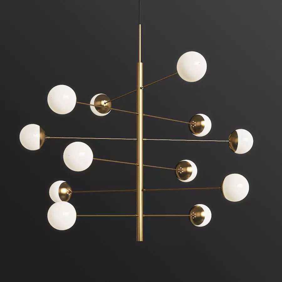 Payne Chandelier Loungelovers 3D model_0