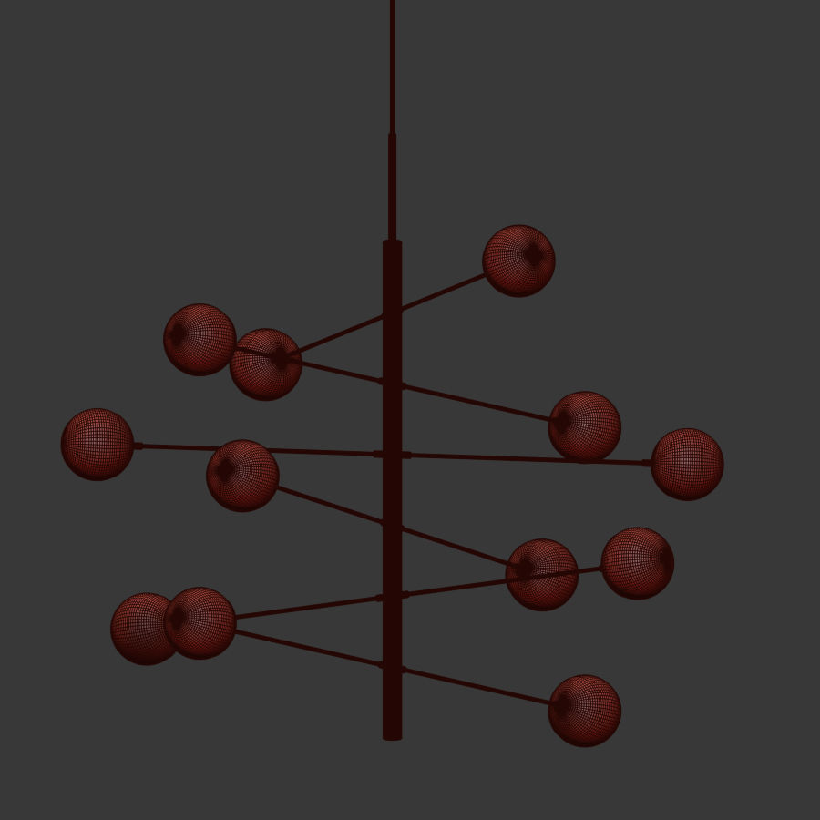 Payne Chandelier Loungelovers 3D model_4