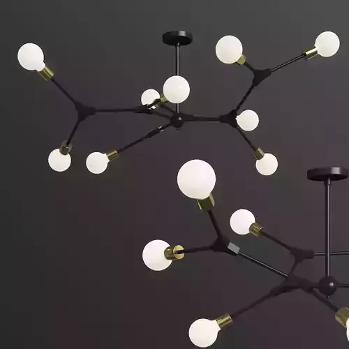 DNA Spiral structure Ceiling Light