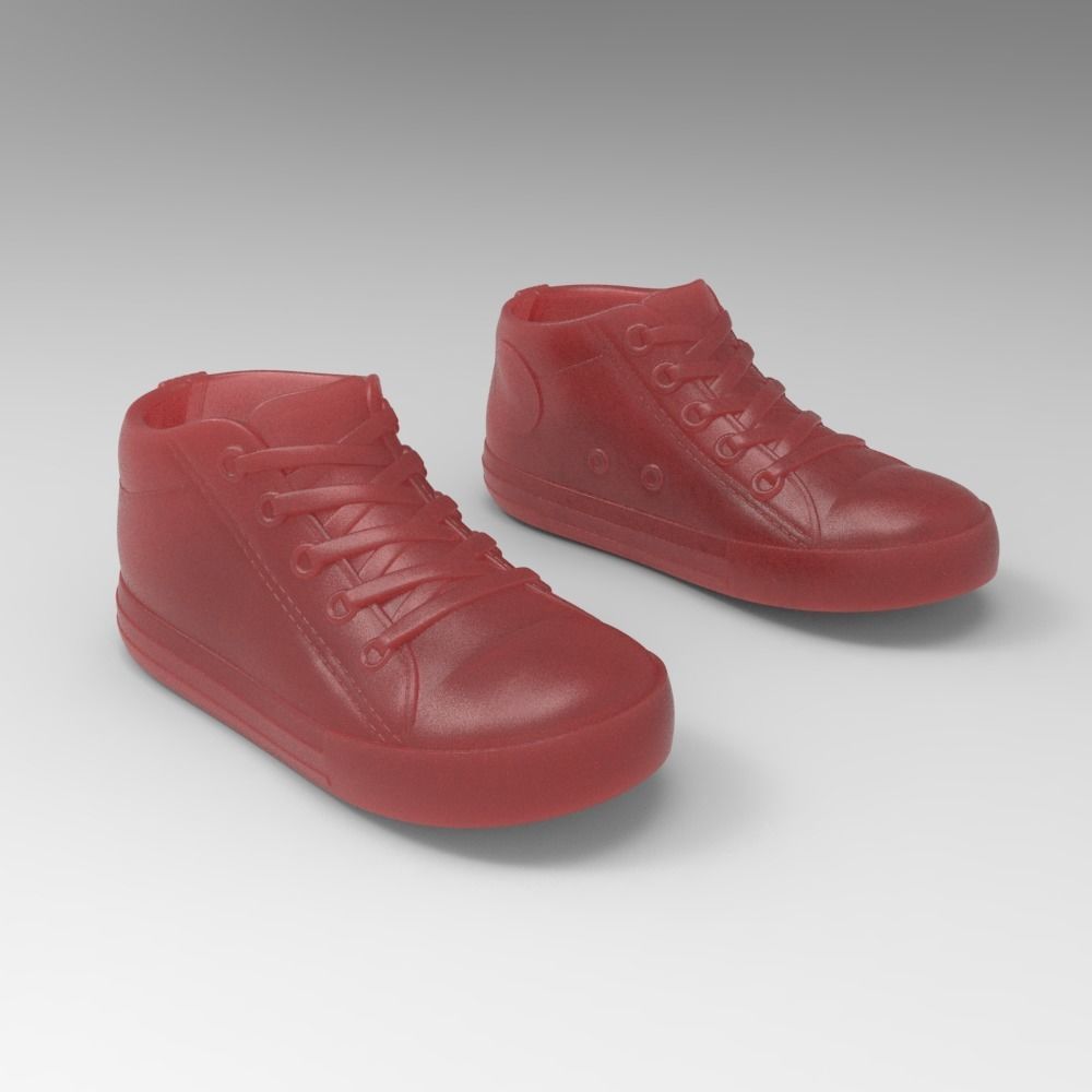Classic sneaker 3D print model_14