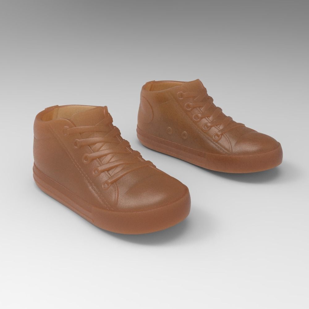 Classic sneaker 3D print model_11