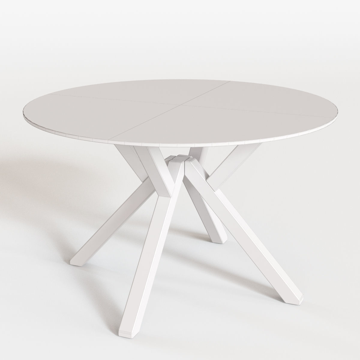 Connubia CB4728-FD120 Mikado Dining Table 3D model_4