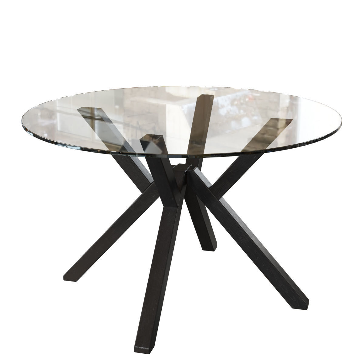 Connubia CB4728-FD120 Mikado Dining Table 3D model_1