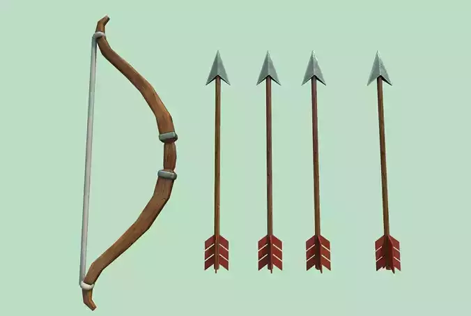 Arrow bow and set