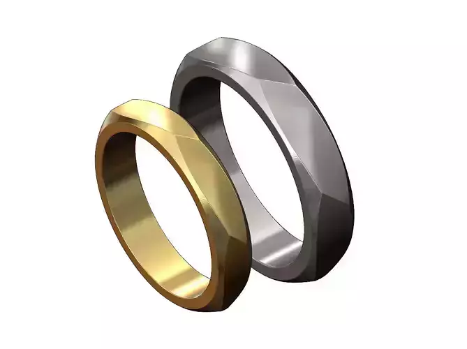 Chamfered hexagonal twist band