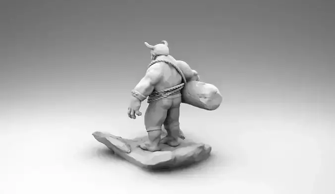 Angry Orc 3D print model
