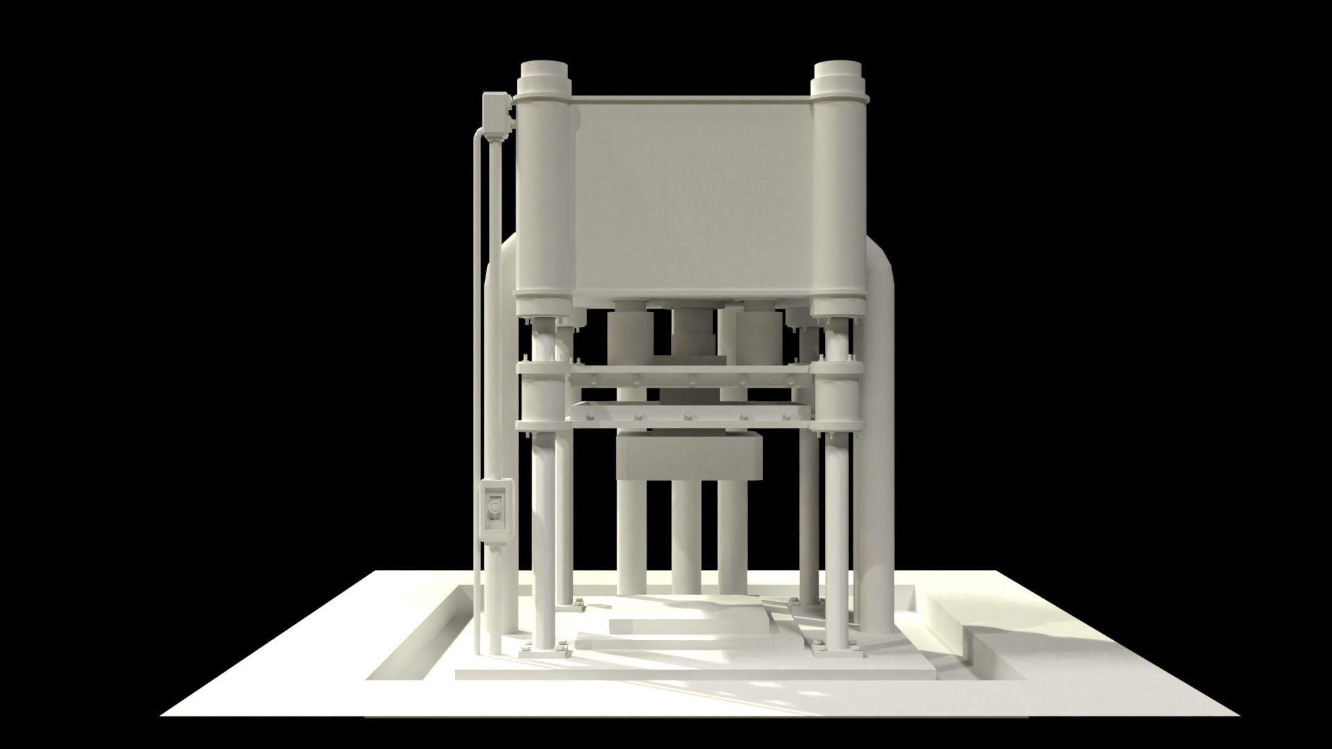 metal forging machine 3D model_6