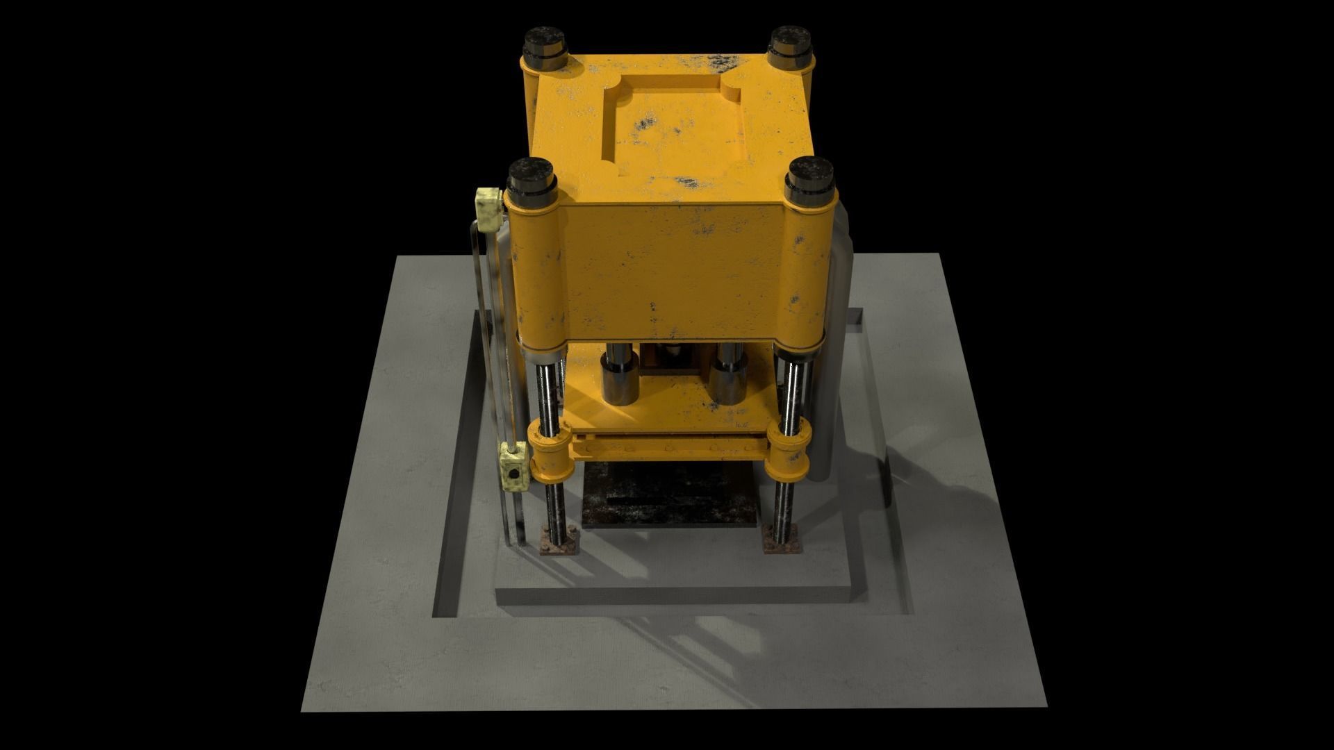 metal forging machine 3D model_5
