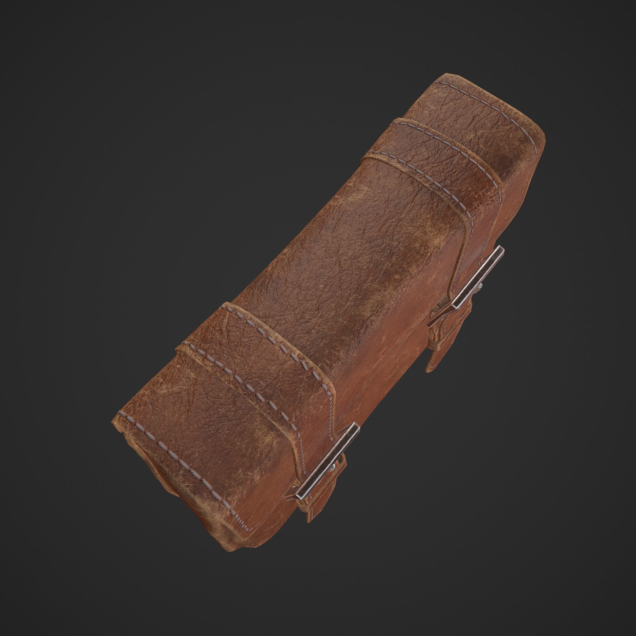 Medieval Bag Low-poly 3D model_18