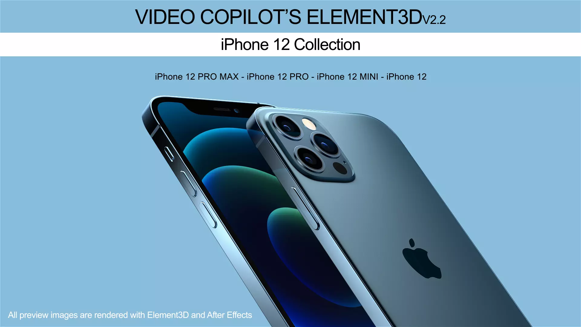 Element3D - iPhone 12 Collection 3D model_0