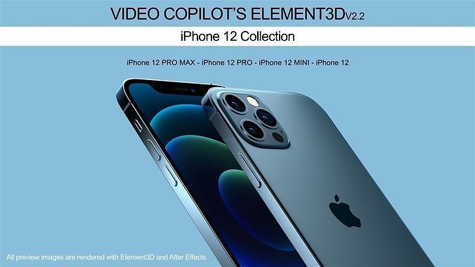 Element3D - iPhone 12 Collection 3D model