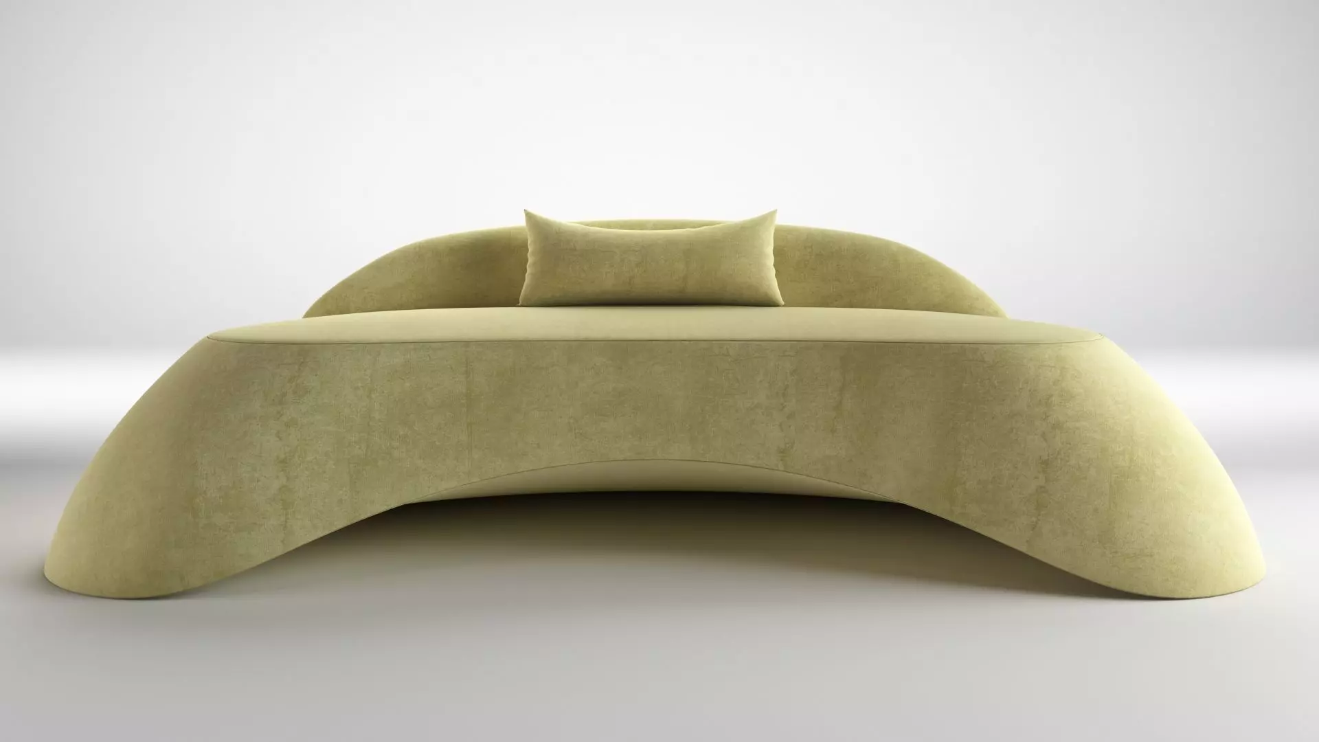 Sofa5 bed with pillow 3D model_0