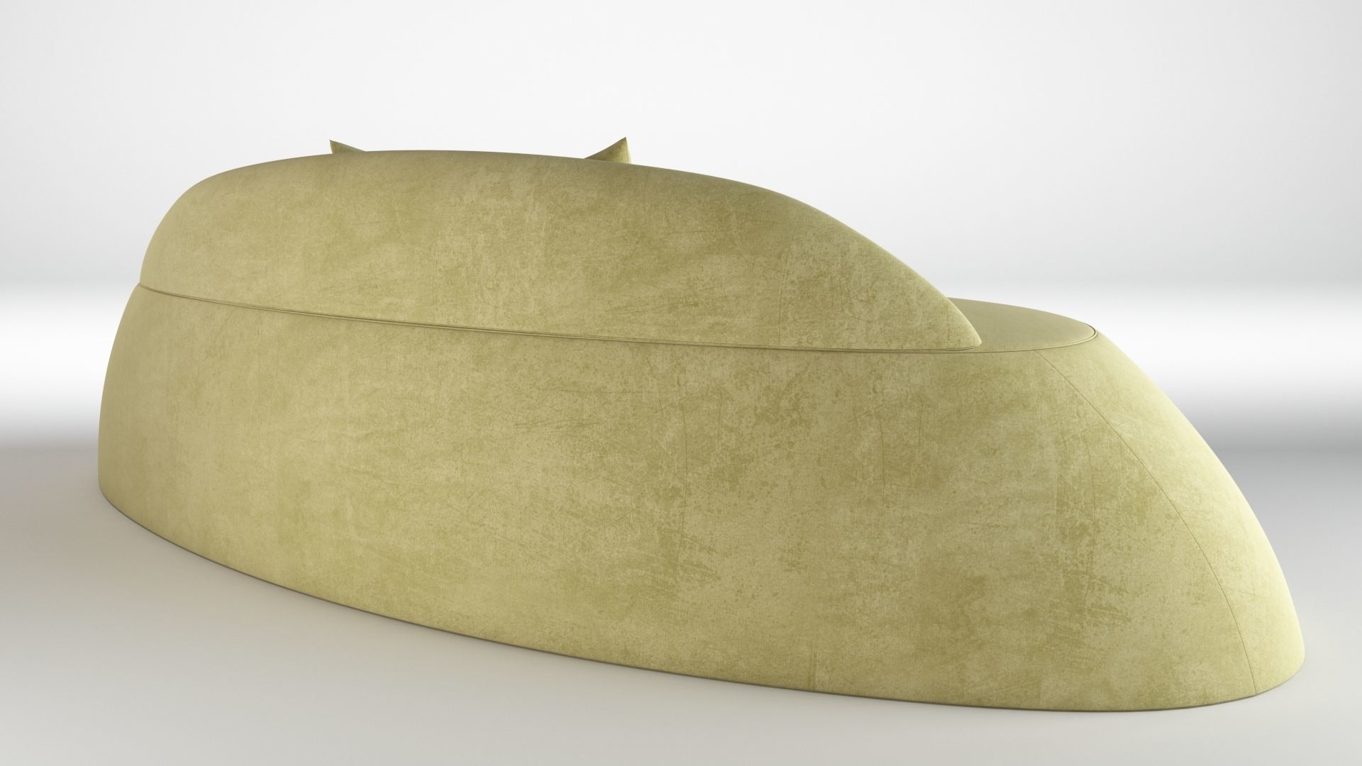 Sofa5 bed with pillow 3D model_4