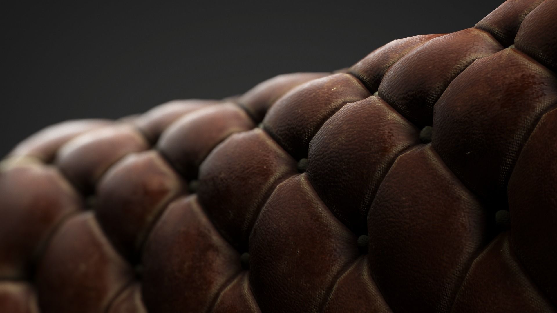 Leather sofa - couch - 3D VR AR game ready Low-poly 3D model_38