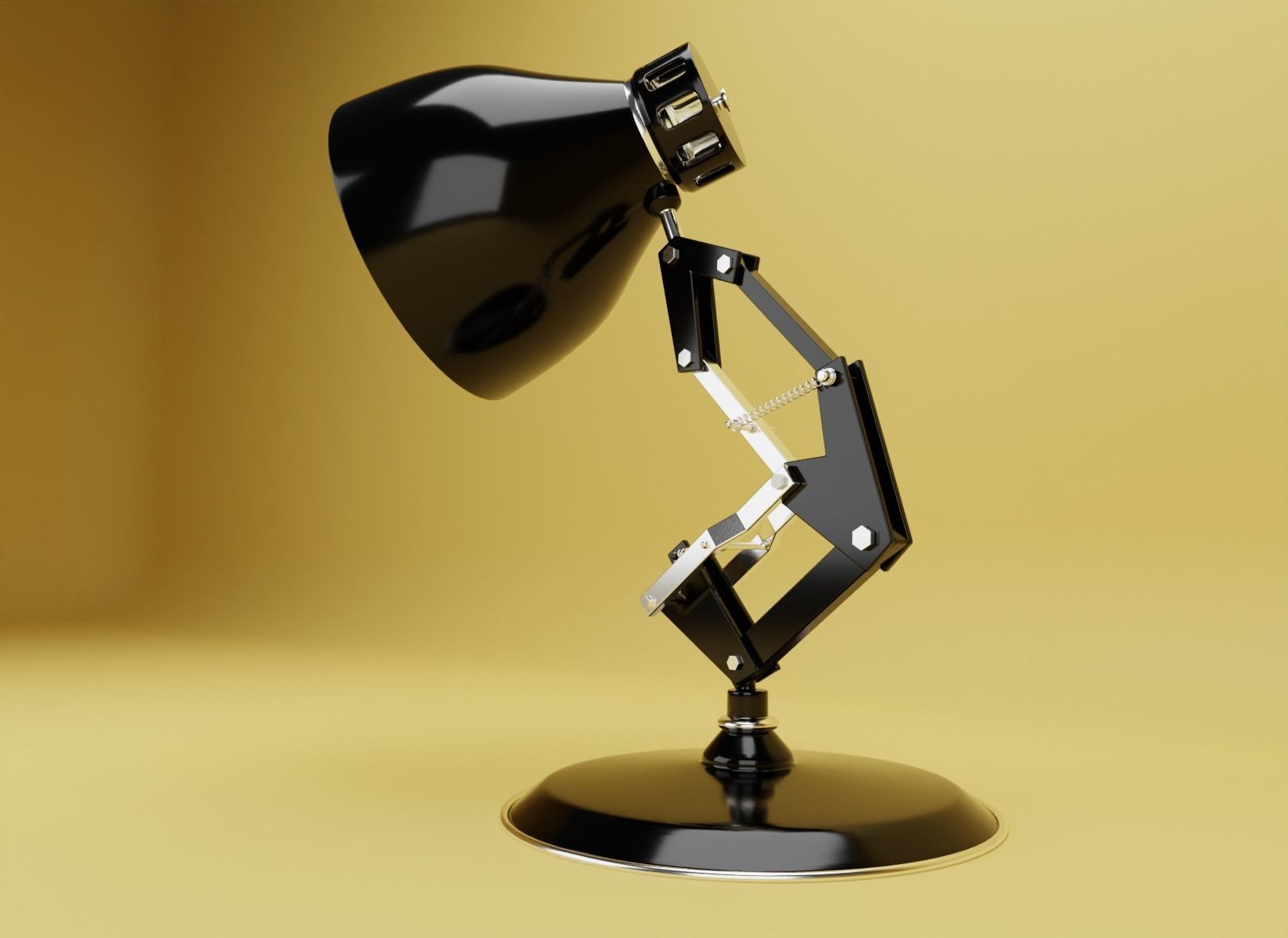 Pixar Lamp Low-poly 3D model_3