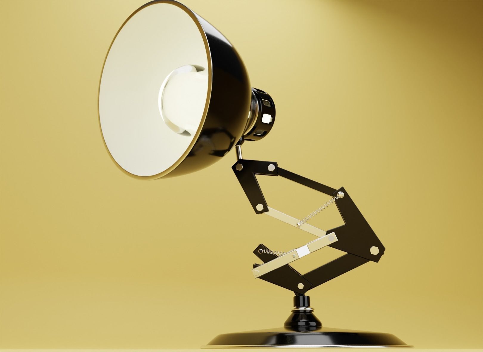 Pixar Lamp Low-poly 3D model_1