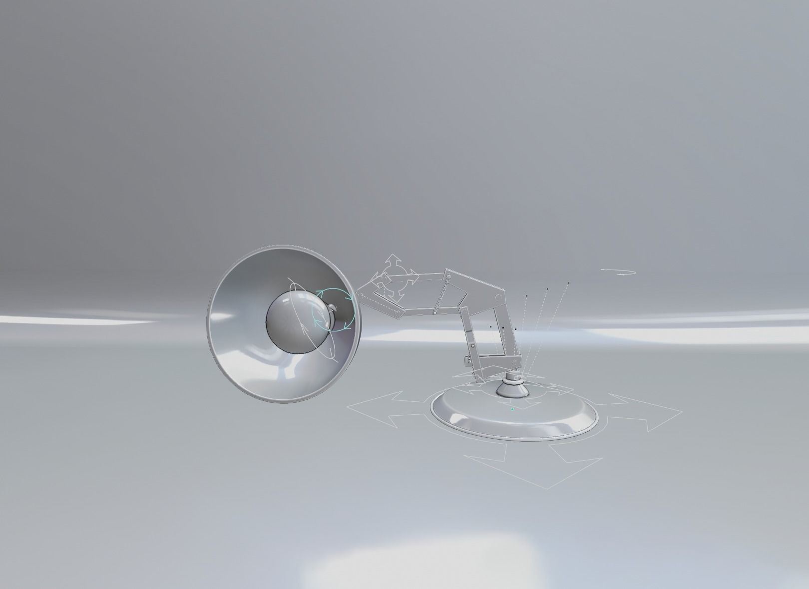 Pixar Lamp Low-poly 3D model_8
