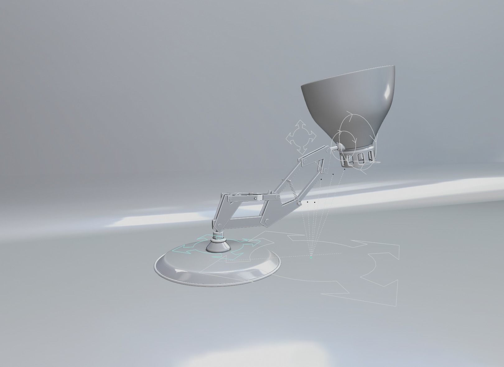Pixar Lamp Low-poly 3D model_9