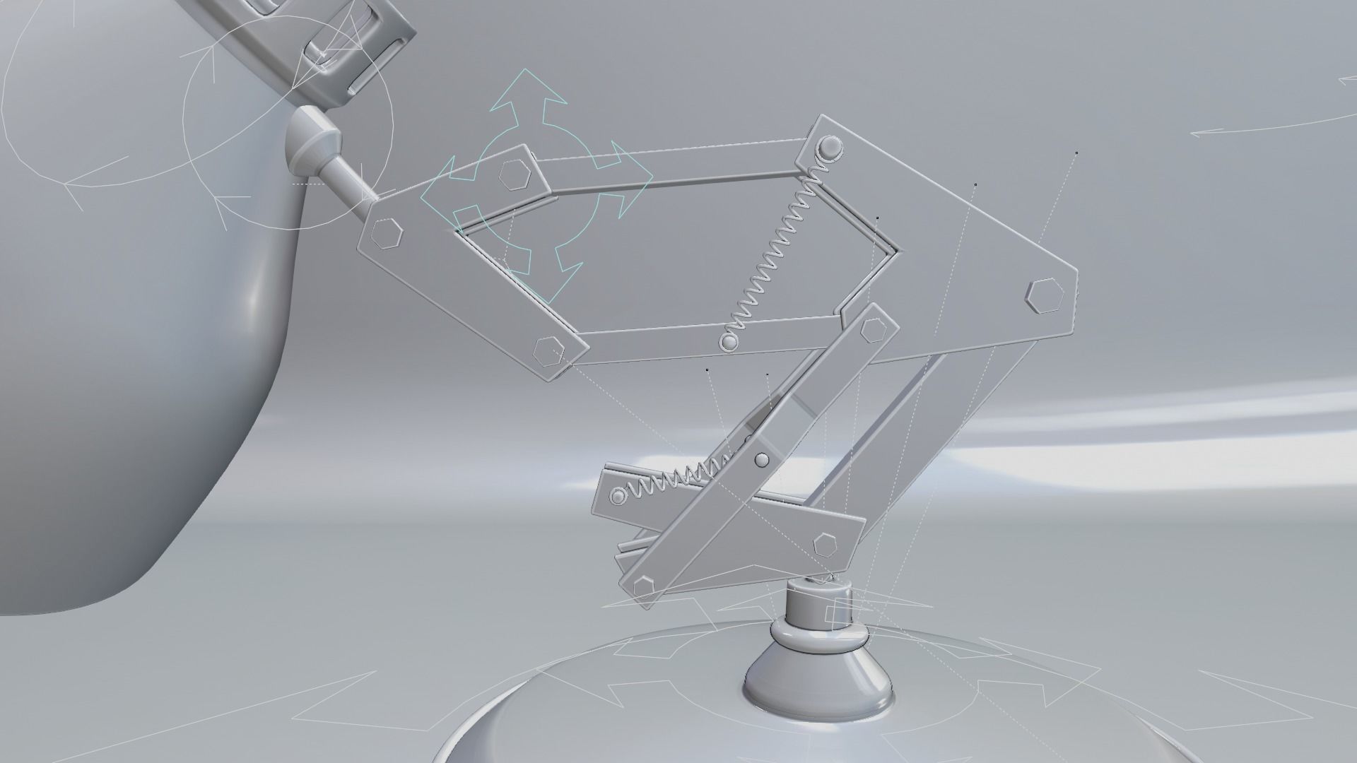 Pixar Lamp Low-poly 3D model_11
