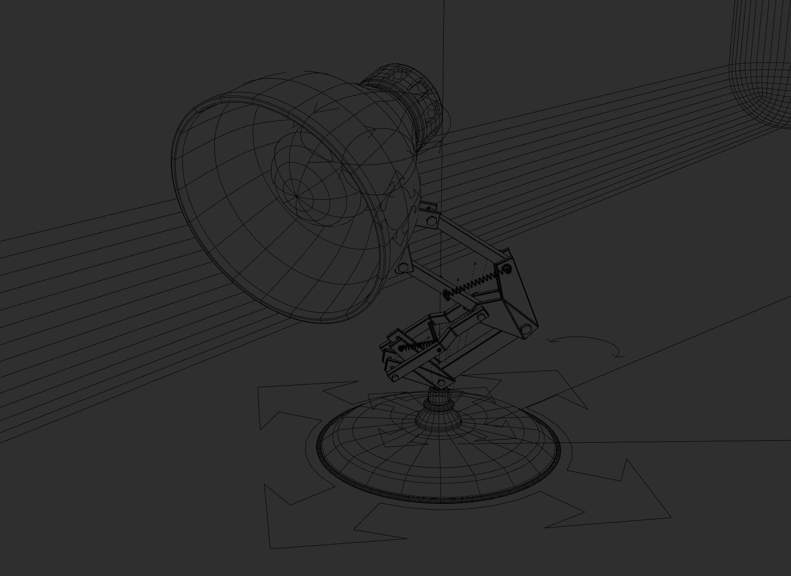 Pixar Lamp Low-poly 3D model_6