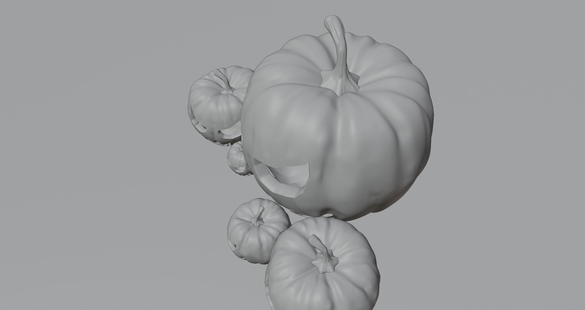 Halloween Jack o lantern 3D model_7