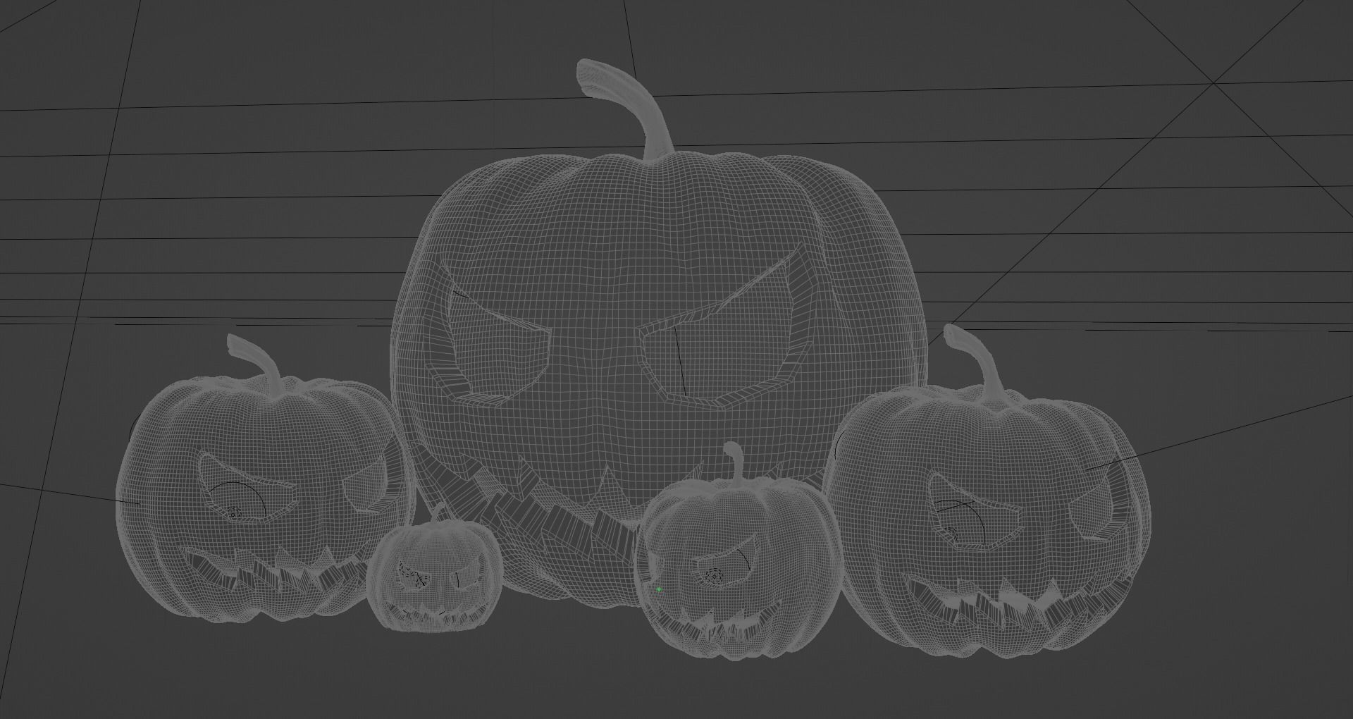 Halloween Jack o lantern 3D model_5