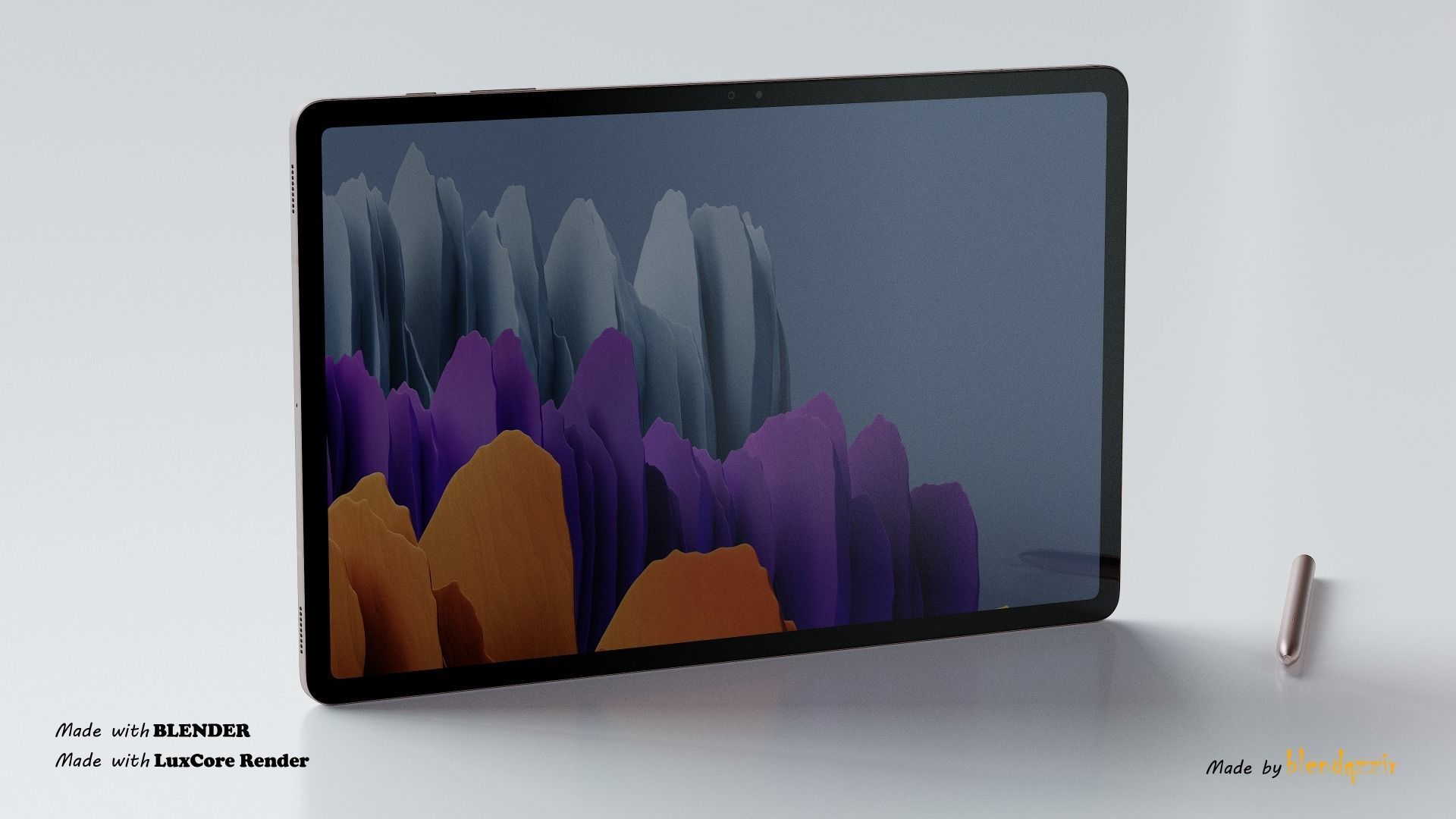 SAMSUNG GALAXY TAB S7 PLUS 5G 3D model_3