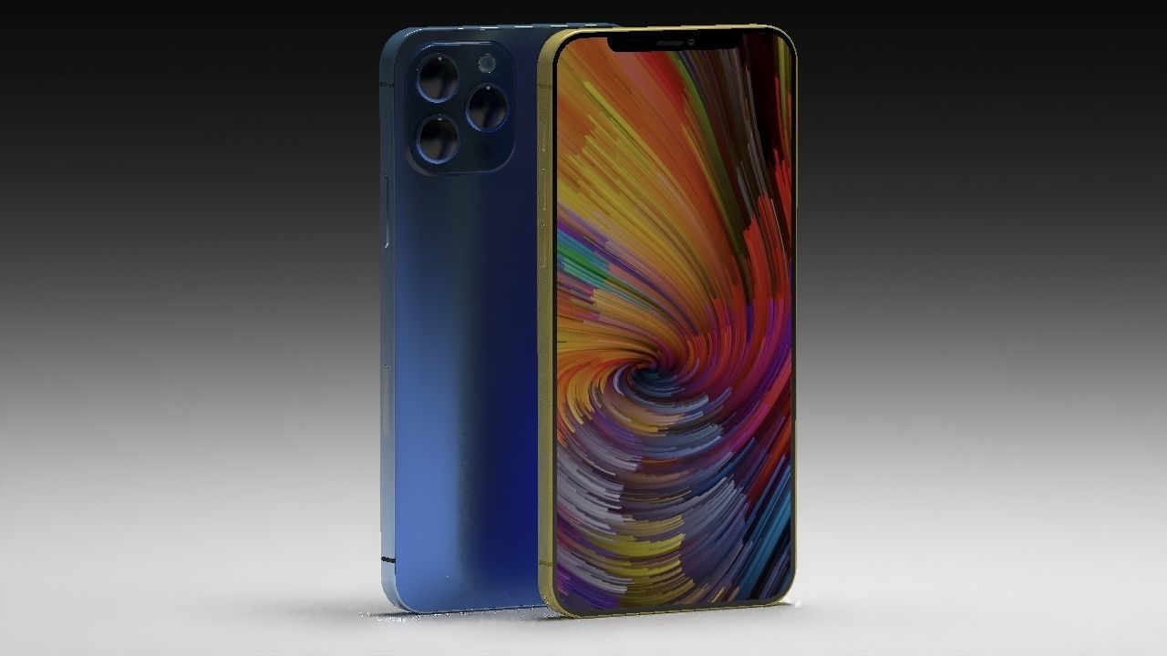 Iphone 12 pro max no port Free 3D model_5
