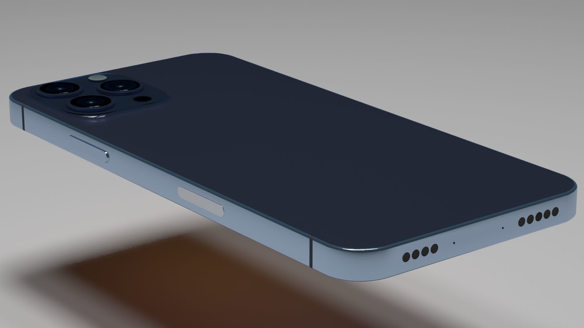 Iphone 12 pro max no port Free 3D model_9