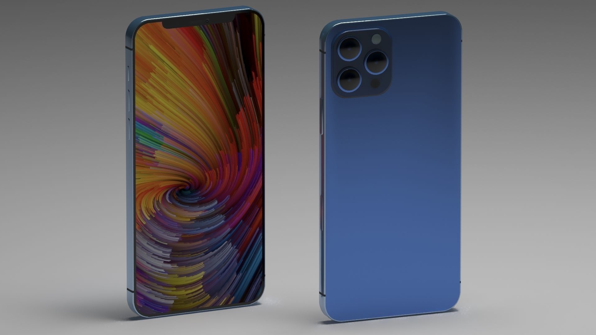 Iphone 12 pro max no port Free 3D model_4