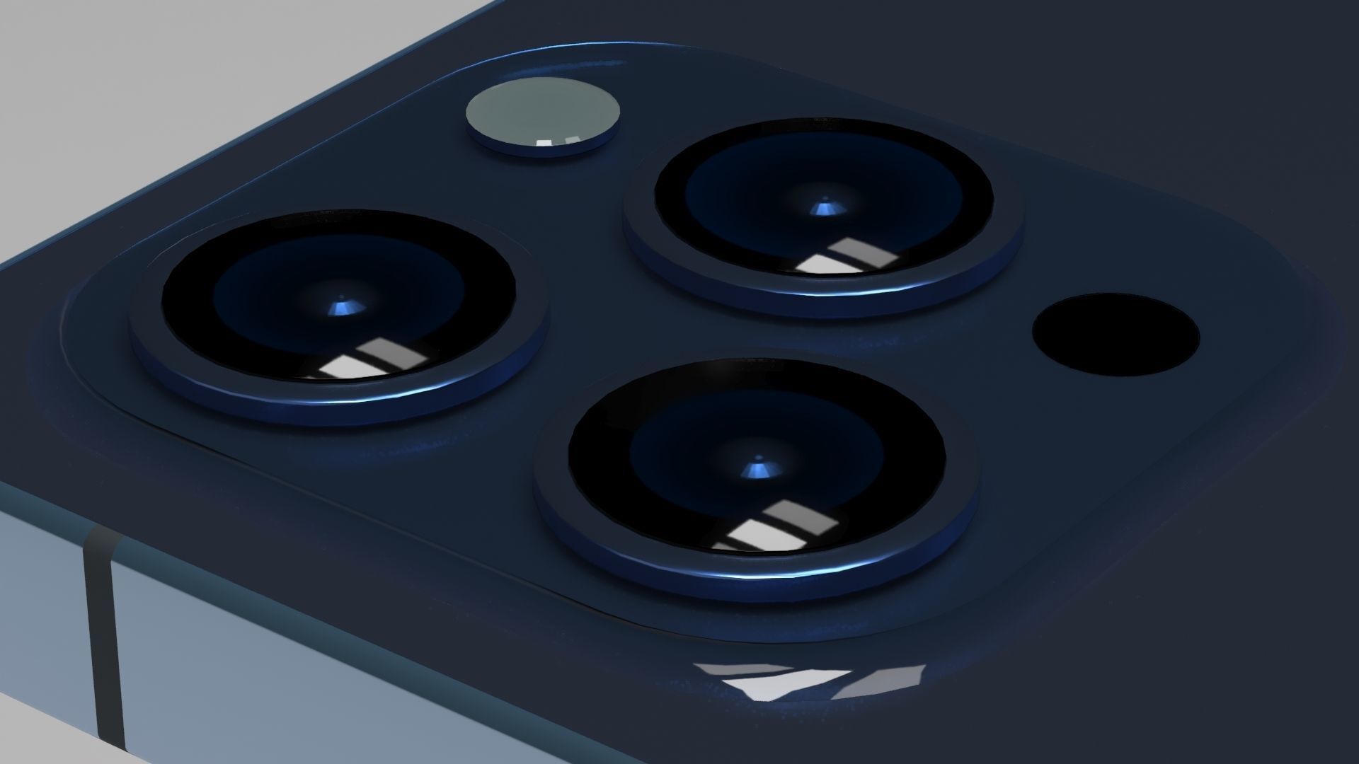 Iphone 12 pro max no port Free 3D model_11