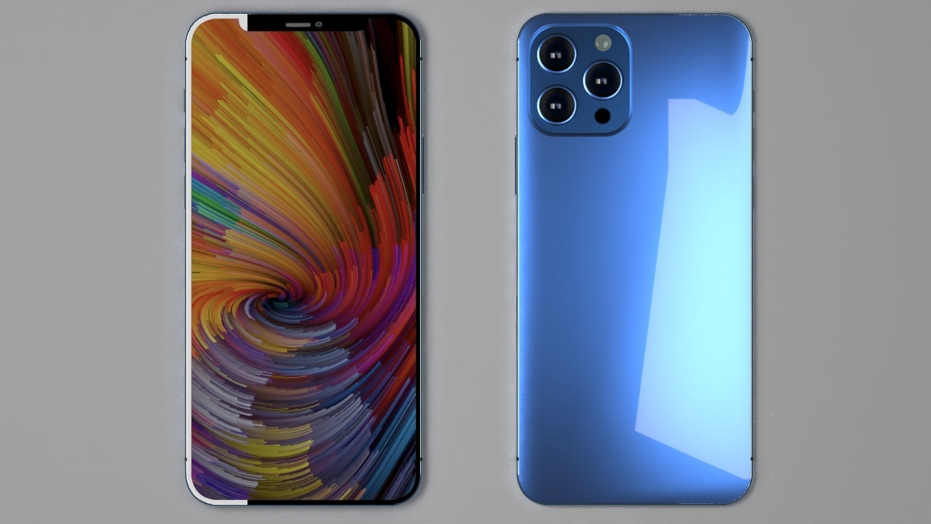 Iphone 12 pro max no port Free 3D model_1