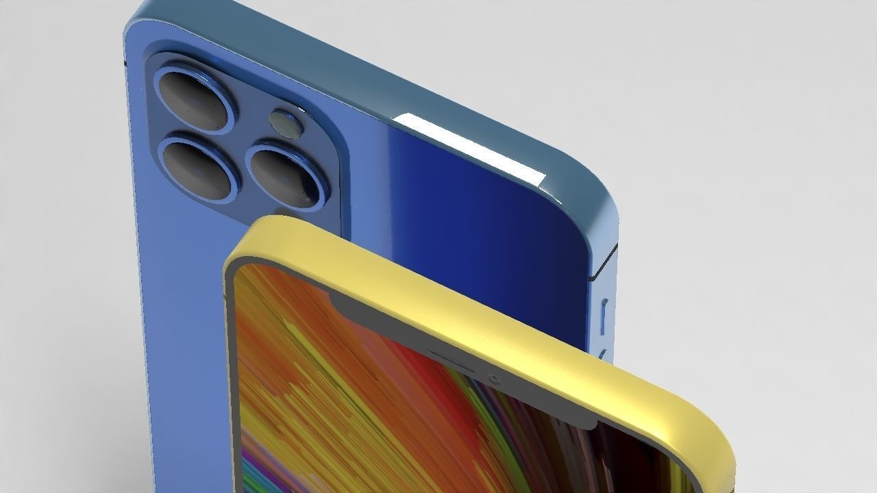Iphone 12 pro max no port Free 3D model_6