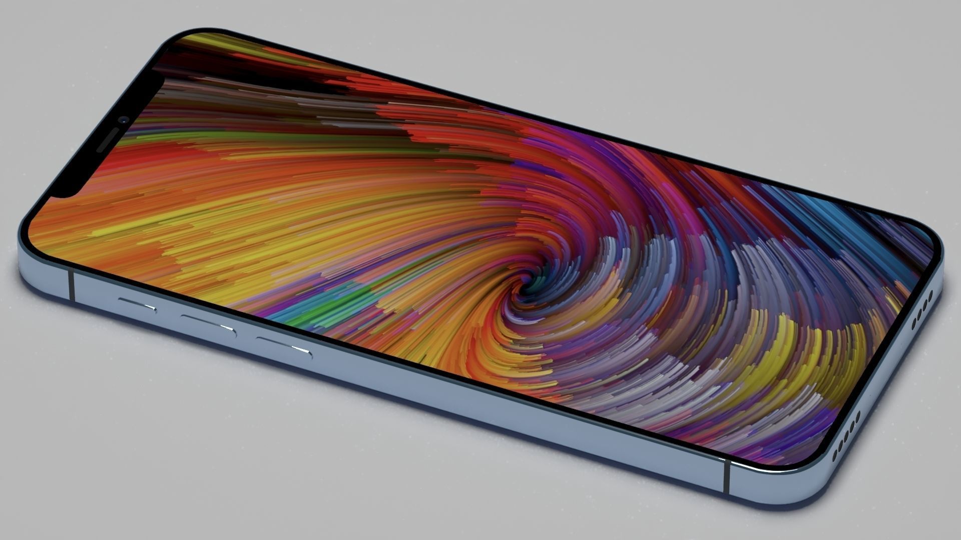 Iphone 12 pro max no port Free 3D model_7