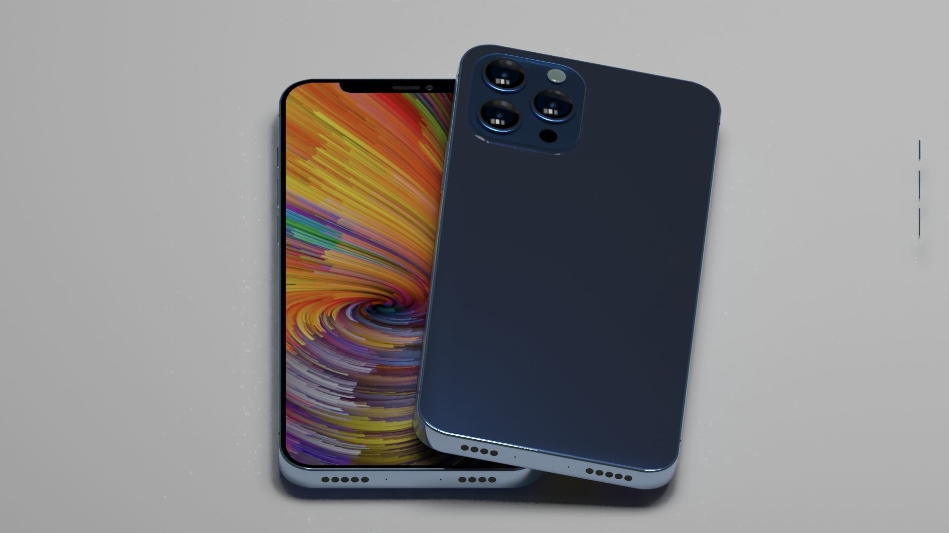 Iphone 12 pro max no port Free 3D model_2