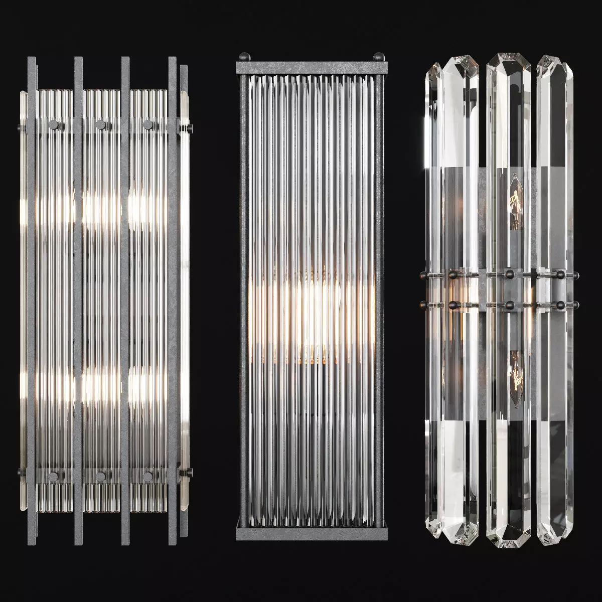 Restoration Hardware Exclusive Wall light set 04 3D model_0