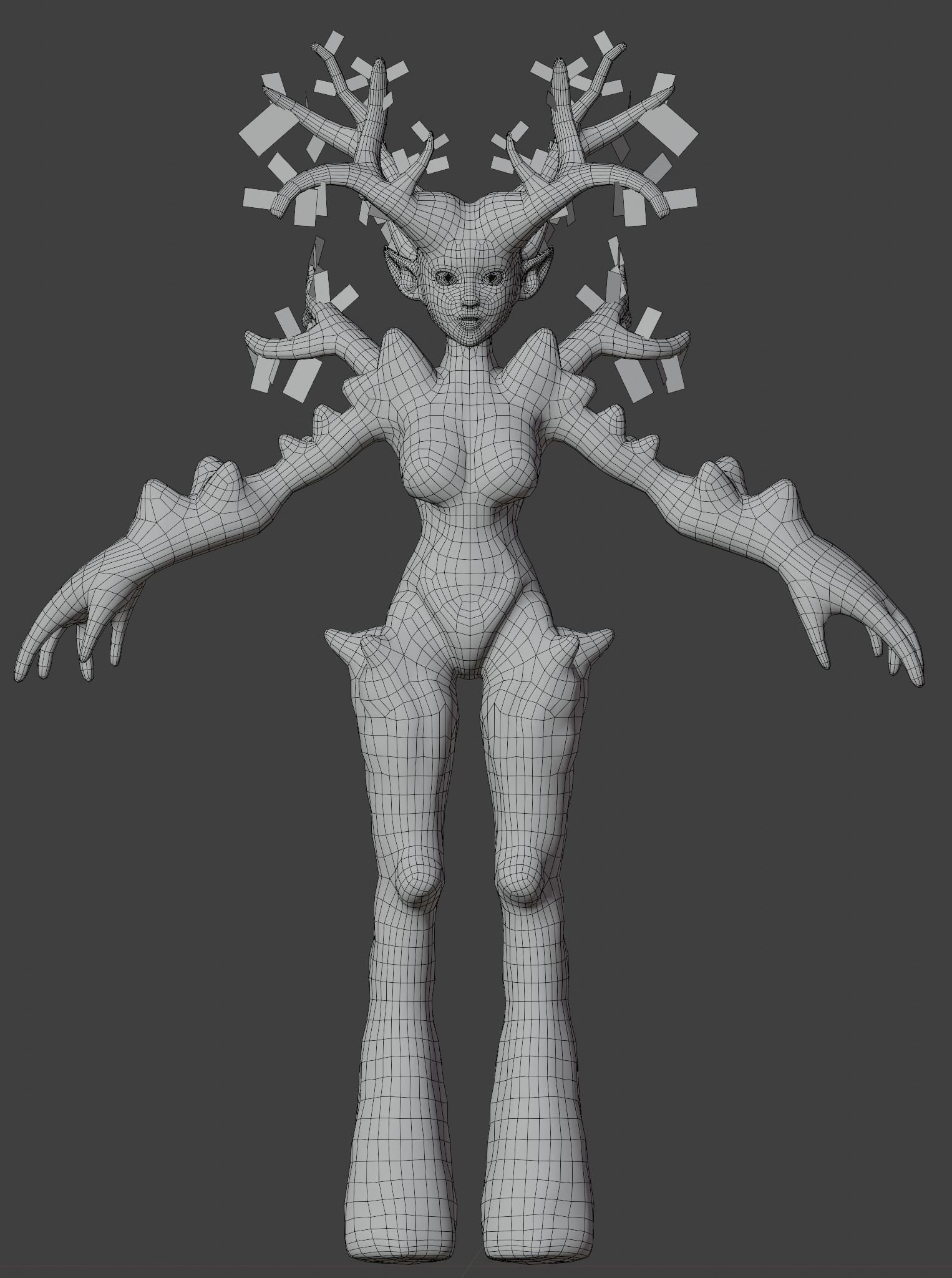 Elementals Pack Low-poly 3D model_5