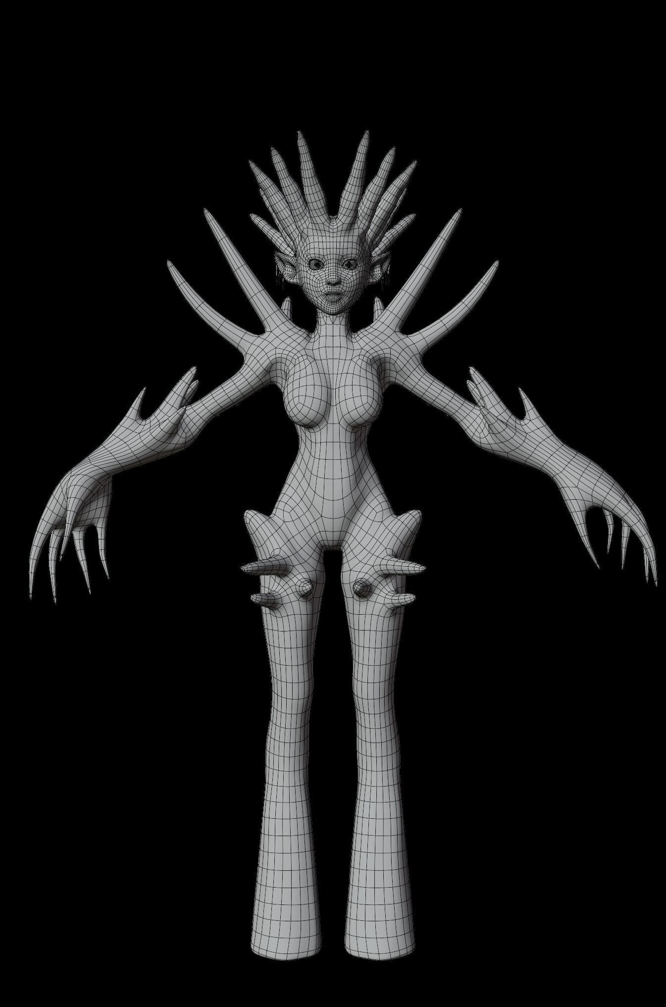 Elementals Pack Low-poly 3D model_12